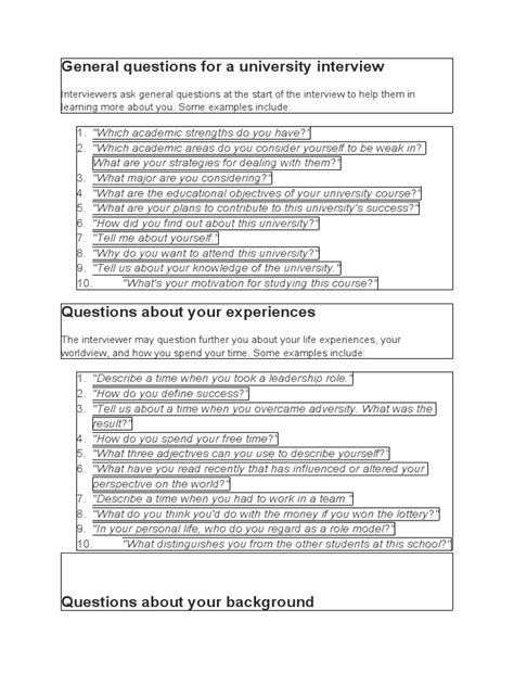 Common University Interview Questions 的图像结果