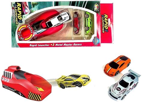 Buy Rahasya Enterprise Rapid Racer Toy Car Launcher Set of Mini Small ...