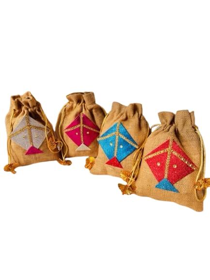 Buy MIX RACK Lohri Decor Items potali, lohri/Makar Sankranti Jute ...