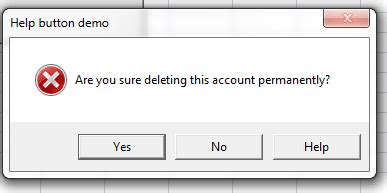 Image result for VBA MsgBox Options