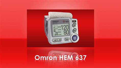 Omron HEM 637 Wrist Blood Pressure Monitor