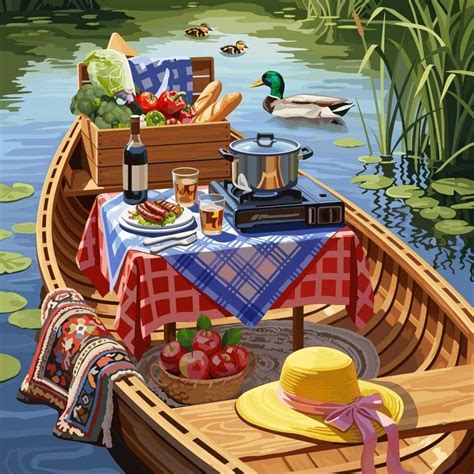 Barca da picnic - puzzle online