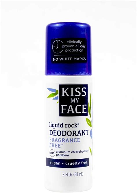 Amazon.com : Kiss My Face Liquid Rock Roll-On Deodorant, Fragrance Free ...