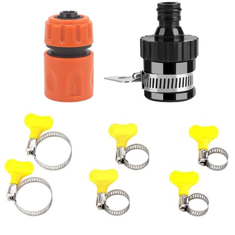 HOKIPO® Garden Water Hose Fitting Accessories Set - 1-1/2 Inch Tap ...