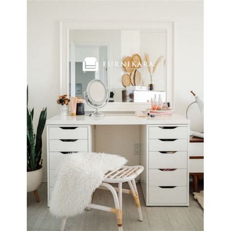 Jual Meja Rias Cermin Putih / Meja Rias Dresser / Meja Rias Minimalis ...