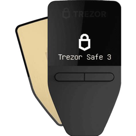 Trezor Safe 3 - Solar Gold - Hardware wallet - Trezor Official Partner ...