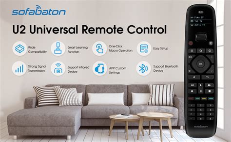 Sofabatonu2 Universal Remote With Backlit Button All In One Universal ...