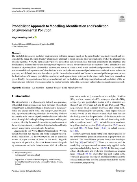 Modelling of Pollution 的图像结果