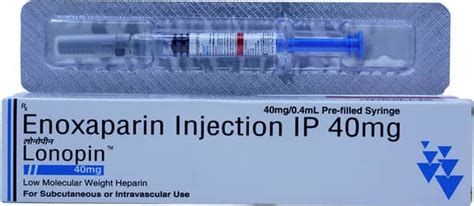 Lonopin 40mg Pre Filled Syringe: Uses, Side Effects, Price, Dosage ...