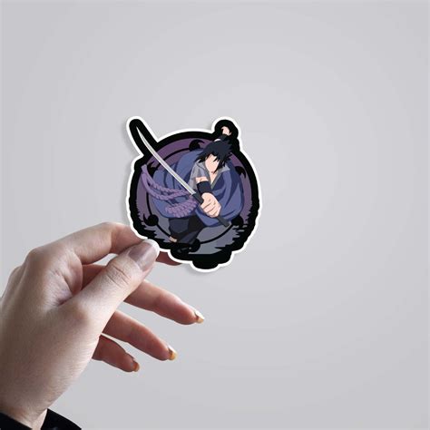 Sasuke Lightning Blade Sticker Collection