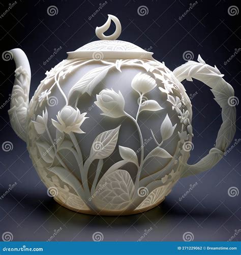 Ceramic Teapot Vector Illustration Inflat Style. Vector Illustration ...