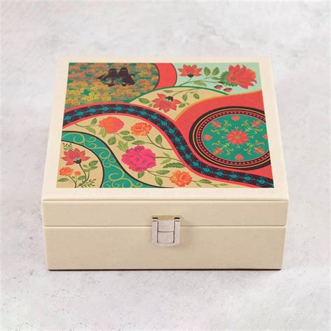 Buy INDIA CIRCUS Godrej Venture Multicolor Printed Jewellery Box from ...