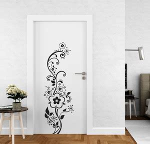 Design Zoo 30 cm Swirl Black Self Adhesive Sticker Price in India - Buy ...