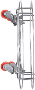 Bristle Cool Looks Kitchen Heavy Stainless Steel Cylinder Trolley with ...