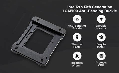 Intel12th 13th Generation LGA1700 Anti-Bending Buckle, CPU Contact ...