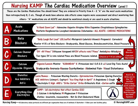 Cardiac+Medication+Overview | Medications nursing, Nursing notes, Nurse