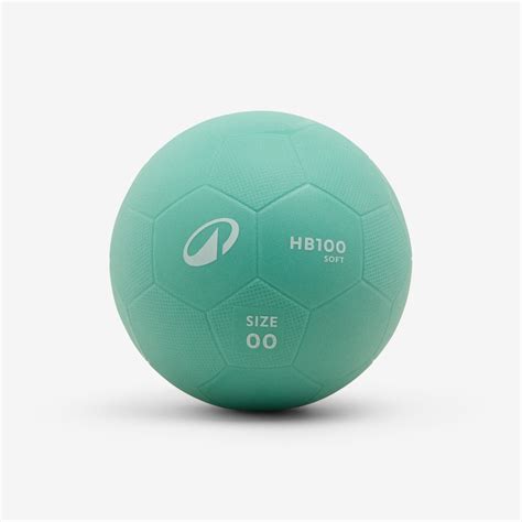 Beginner's PVC Handball H100 Soft Size 00 - Green KIPSTA | Decathlon