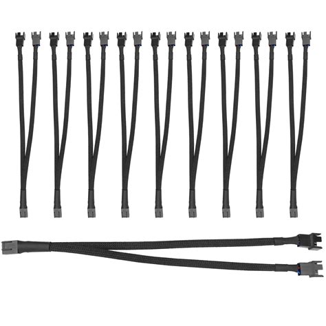 Buy Fan Splitter, 10 Pack 3-Pin/4-Pin PWM Fan Splitter Cable, 10.6-Inch ...