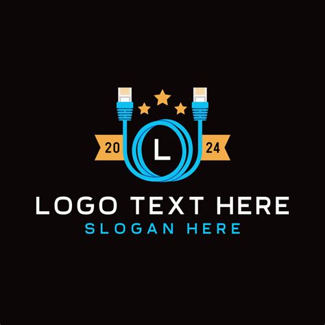 Ethernet Lan Cable Logo | BrandCrowd Logo Maker