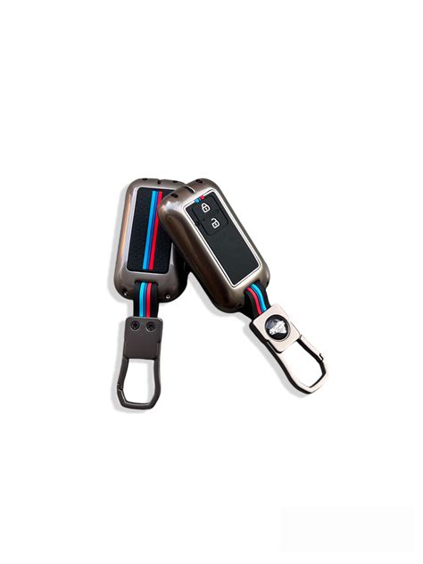 Metal Key Cover For Maruti Suzuki & Toyota | 2 Button Smart Key – Bun Chik