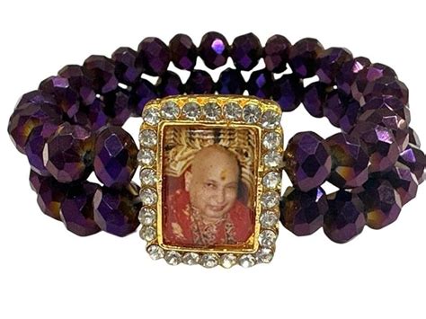 Jai Guruji Swaroop Bracelet| Classic Jamini Beads Bracelets with Jai ...