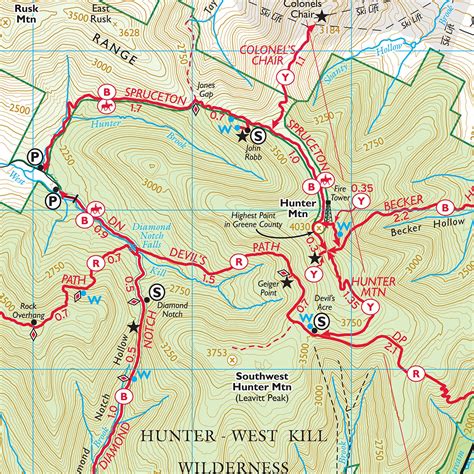 Catskills Hiking Map – Catskills Hiking Trail Map – FZPY