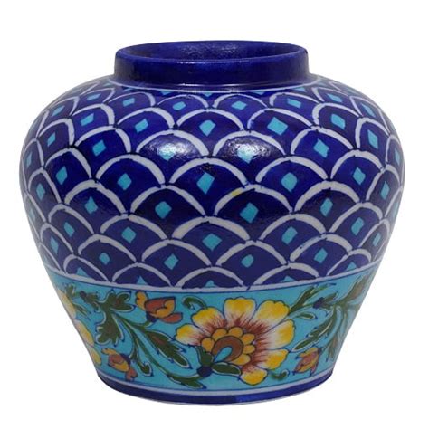 Halianthus Floral Handpainted Vase