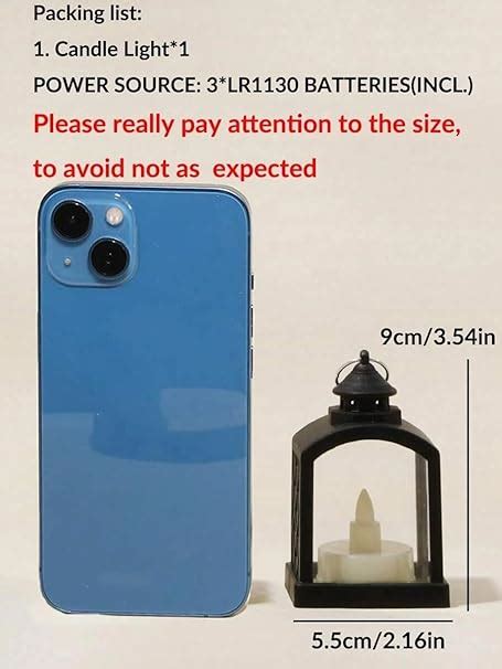 Flameless and Smokeless Acrylic Antique LED Lantern Hurricane Lamp and ...