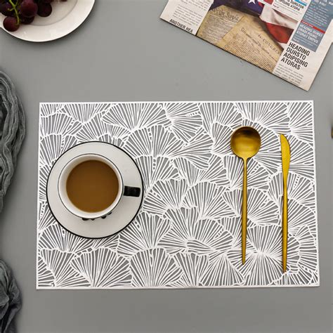 Large PVC Table Mat Set of 2 Online - Premium Table Mat | Nestasia