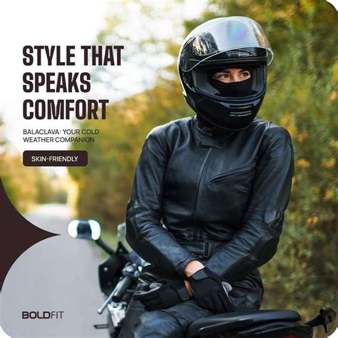 BOLDFIT Black Bike Face Mask for Men & Women Price in India - Buy ...