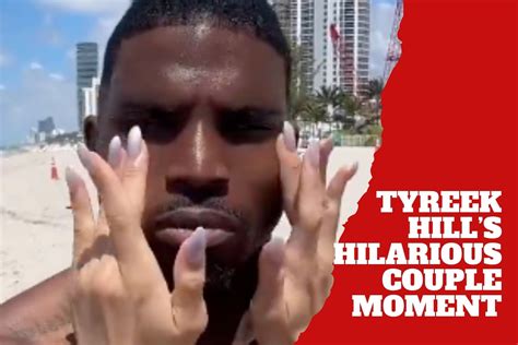 Sunscreen duty: Tyreek Hill?s hilarious ?mom and son? moment goes viral ...