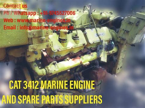 CAT 3412 Marine Generator | Propulsion Engines | Spare Parts | Ship ...