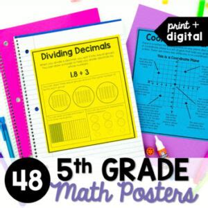 Image result for 5th Grade Math Posters