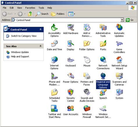 Image result for Windows XP Control Panel