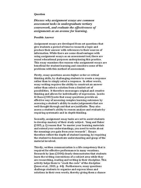 Image result for Assignment Essay Sample