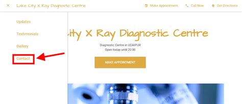 Steps to book lab visit appointment from Lake City X Ray Diagnostic Centre