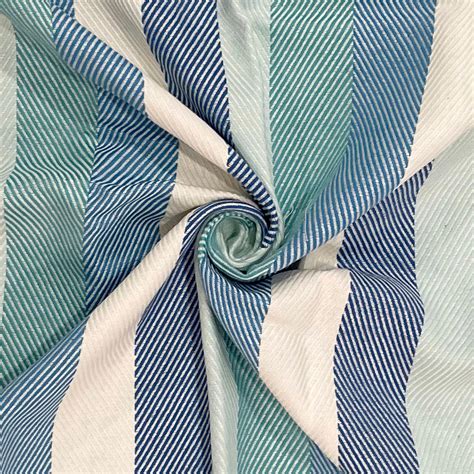 Buy SWAYAM Aqua Stripes Oceanic Calm Cotton Queen Bedsheet Set from ...