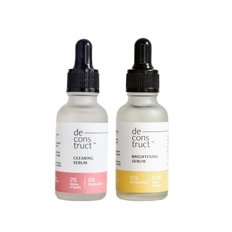 Deconstruct Niacinamide Face Serum Duo | 10% & 5% Niacinamide with ...