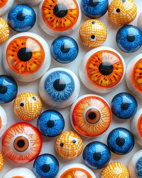 Eerie Eyeball Candies And Decorations Wallpaper | Premium AI-generated ...