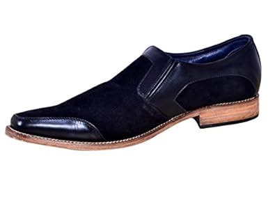 Buy Dunamis Men's Black Push-Inn Formal Shoes at Amazon.in