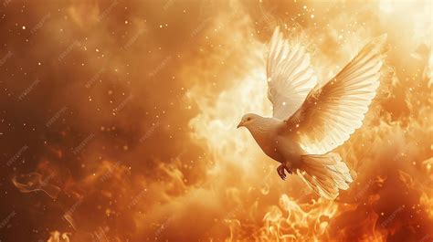 Premium Photo | Holy Spirit Fire Divine Illumination