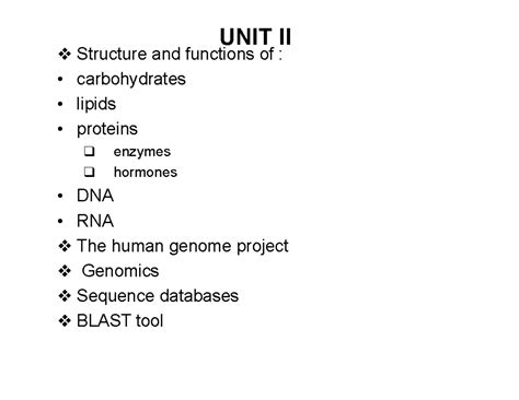 Unit 2 Biochemistry Notes - Introduction to Computational Biology ...