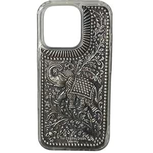 The Empires Crown Pure Silver Antique Case Cover Compatible with iPhone ...