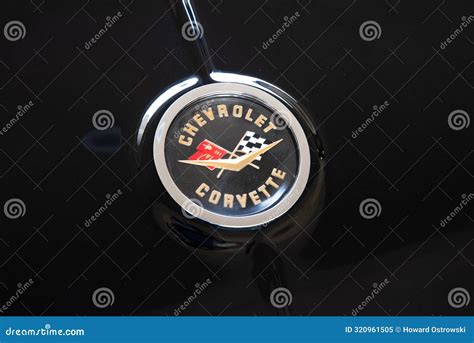 1962 Chevrolet Corvette Emblem Detail Editorial Image - Image of antique, american: 320961505