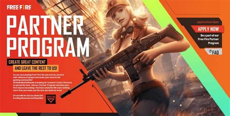 What's Free Fire Partner Program: Requirements, free diamonds, and ...