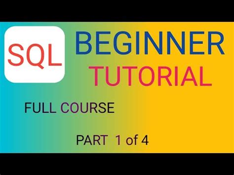 Image result for SQL Tutorial Full Database Course for Beginners