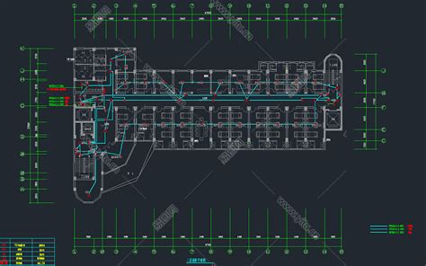 综合医院电气消防系统图，电气CAD施工图纸下载 - 易图网