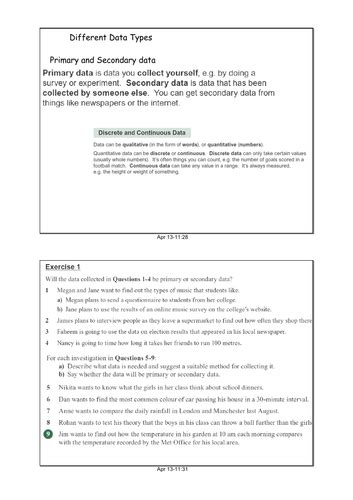 Image result for Data Handling Types of Data Explained in Images