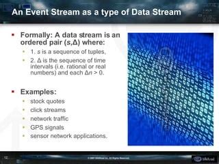 Image result for Continuous Event Stream Processing