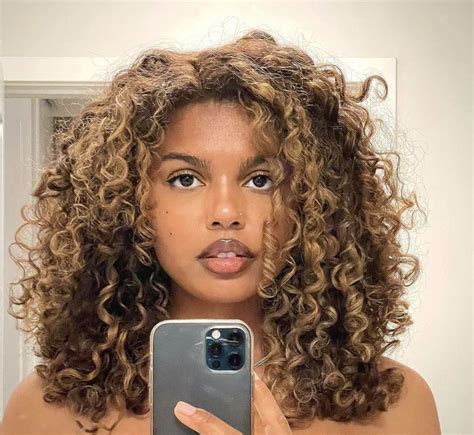 Pinterest | Hair color, Hair highlights, Colored curly hair